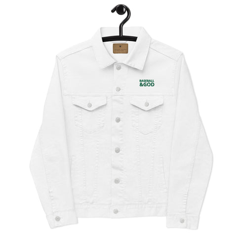Baseball &God Evergreen Denim Jacket